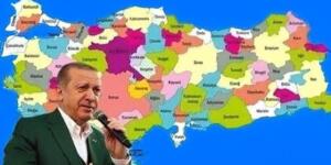 İl Sayısı 93’e Çıkıyor. 12 İlçe İl Oluyor..